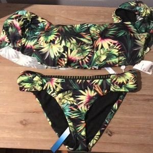 BrNd new lucky brand two piece bathing suit.
